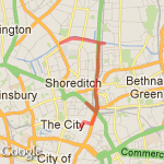 4.2 Shoreditch/Regents Canal route map