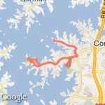 Staghorn to peninsula 10.5 route map