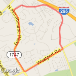 Sprinthurst Loop1 route map