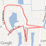Long ice loop route map