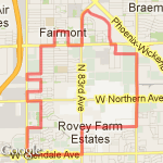 Ten Miler route map