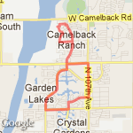 the Hood Run route map