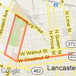 4  mile route route map