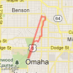 Omaha run route map
