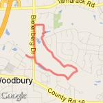 Tamarack Nature Preserve Loop route map