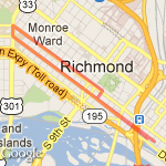 Cary St. route map