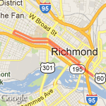 The Bottom to the Kitchen route map