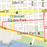 Small Loop route map