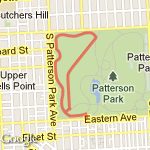 1 mile Loop route map