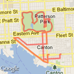 5 Mile Run route map