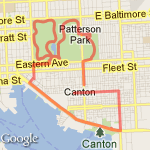 4 Mile Run route map