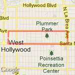 3 miler route map