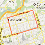 5 miles from home route map