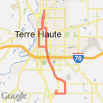 Bike Route to 3117 N 11th route map