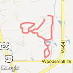 5-K Home Run route map