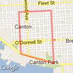 1.5 Mile Loop route map