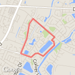 round the house and back route map