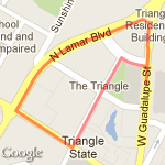 1 Mile Short Run route map