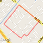 1 4/5 Mile Run in Neighborhood route map