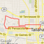 Jefferson Street Loop route map