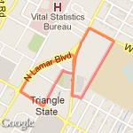 2 Mile Apartment Run route map