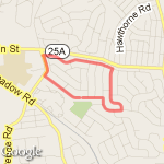 Primrose - Spencer route map