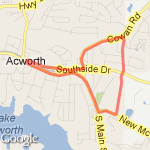 Practice route route map