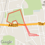 Round Acton Park route map