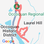 Occoquan 5k route map