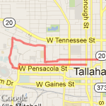 CCYS Celtic 5K route map