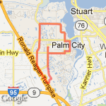 11 mile palm city route route map