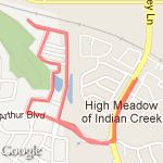 Short Castle route map