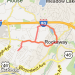 4.2 miles with HILLS!! route map