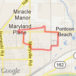 GC 4 mile loop route map