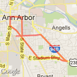 Construction route map