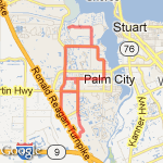 15 mile palm city route route map