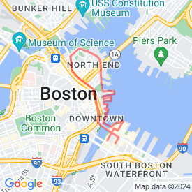 Waterfront - 6.44 Km route in Boston
