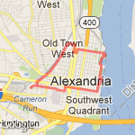 Old Town Run route map