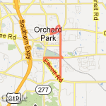 8 Mile Route  route map