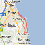 Bray Head Trail in aid of Fighting Blindness - Walking Route route map
