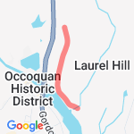 Occoquan Triathlon Run Route 2 route map