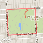 Patterson Park Run Du It For Love 2 route map