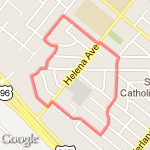 1 3/4 mile route map