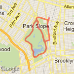 propsect heights to park route map