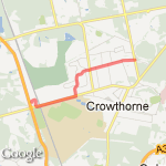 xmas day crowbag route map