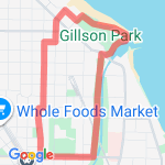 Golf Course Run route map