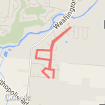 Run with Max in jogger route map