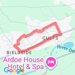 Sis Xmas jog route map