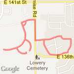 20-30 minute run route map