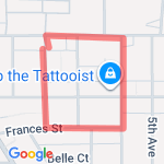 4th & Francis route map